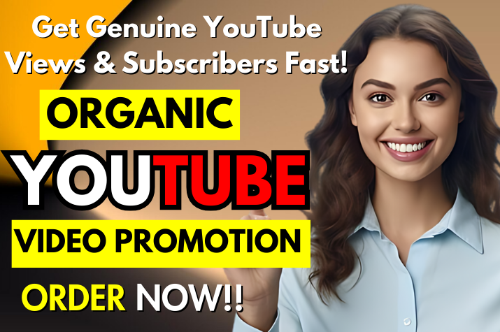 I will superfast organic youtube video promotion, music promotion for channel growth