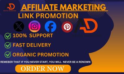 I will affiliate referral link promotion clickbank affiliate marketing link sign up