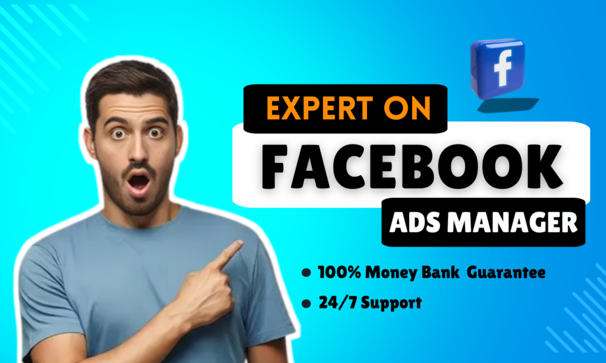 I will be your Facebook ads manager
