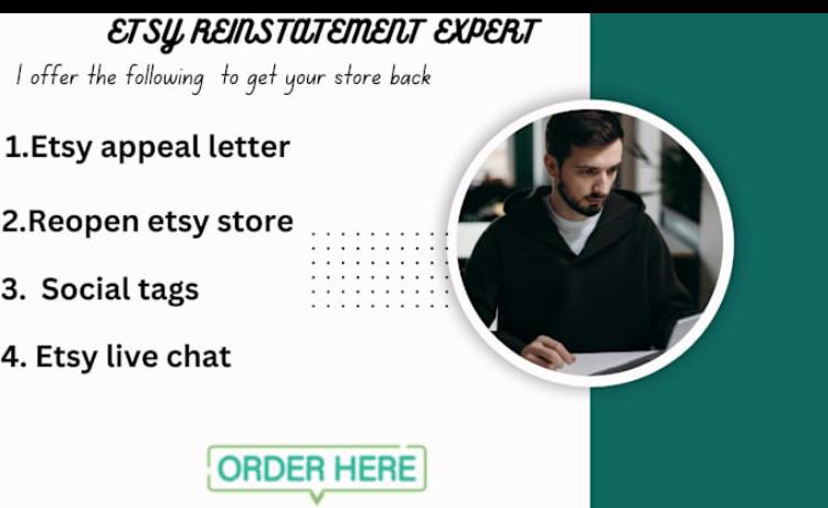 Etsy Reinstatement Services