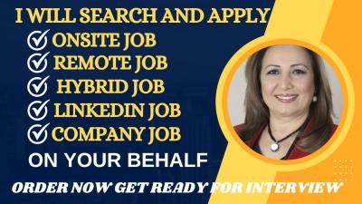 I will reverse recruit search and apply jobs, remote jobs, job application