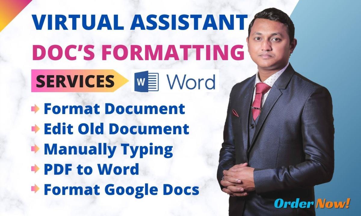I will professionally format, edit, or retype your MS Word document