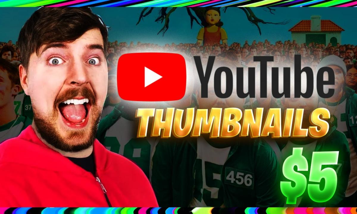I will design the best youtube thumbnail in just two hours