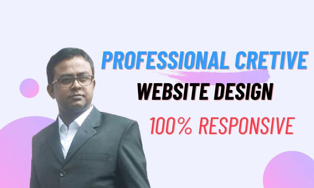 I will be your expert front-end website designer with HTML, CSS, and Bootstrap