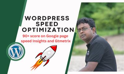 I will make wordpress site speedy and well optimized with excellent grade performance
