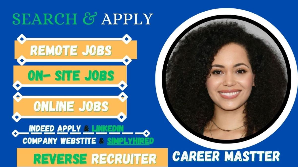 I will find job, boost search and apply for remote jobs using reverse recruit, job hun