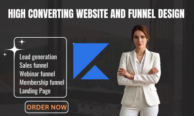 I will set up kajabi, online course, kajabi website, salesfunnel on gohighlevel