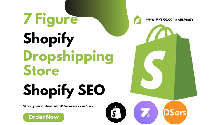 I will create shopify dropshipping store, shopify store design or shopify website