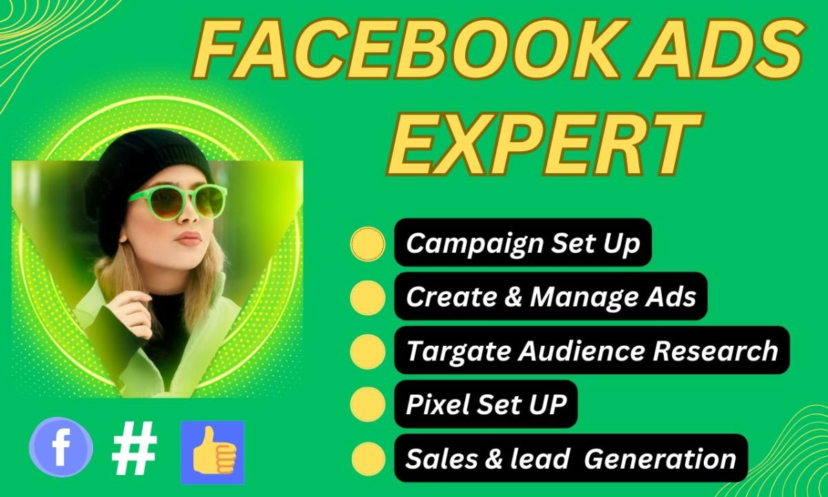 I will setup and manage Facebook ads campaign for sales and leads