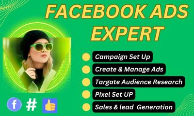 I will setup and manage Facebook ads campaign for sales and leads