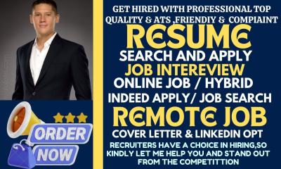 I will search and apply to remote jobs for you