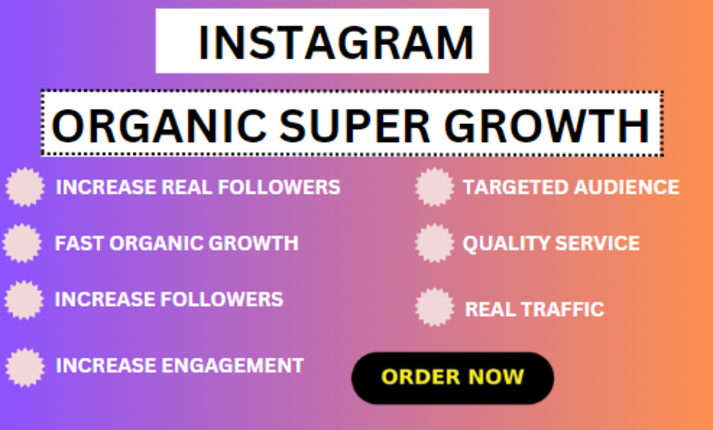 I will promote your Instagram page in a fast organic growth