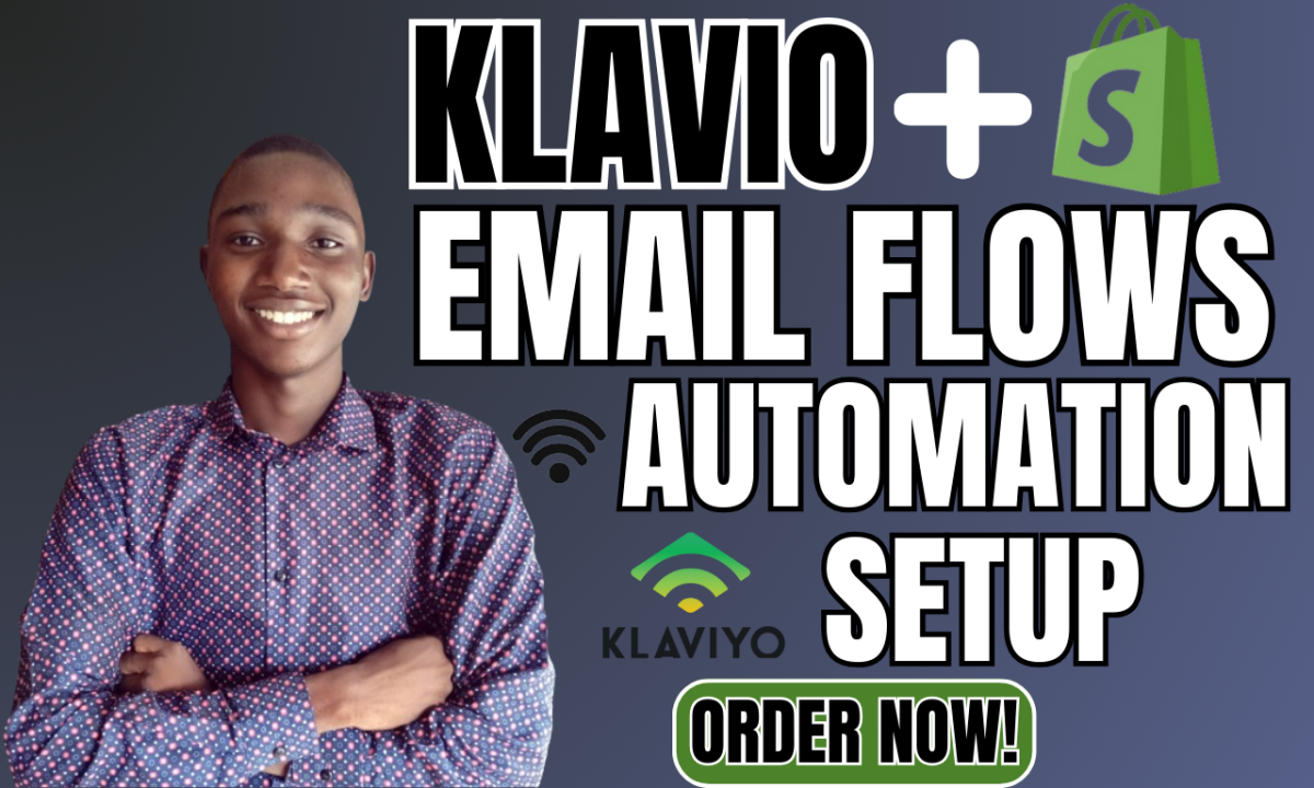 I will set up klaviyo flows email marketing campaign klaviyo automation shopify sales