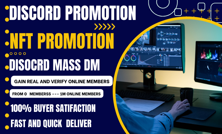 I will do discord server promotion, organic discord server promotion, website promotion