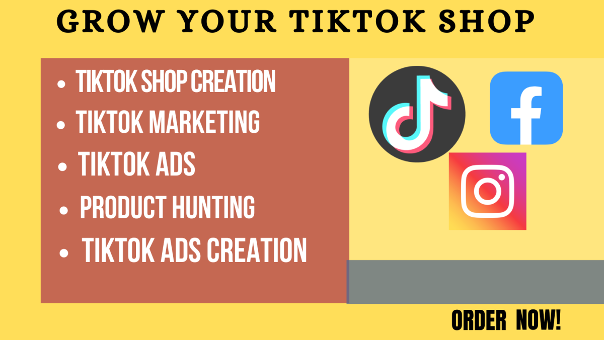 I will setup and manage TikTok shop, TikTok store, TikTok marketing to boost sales