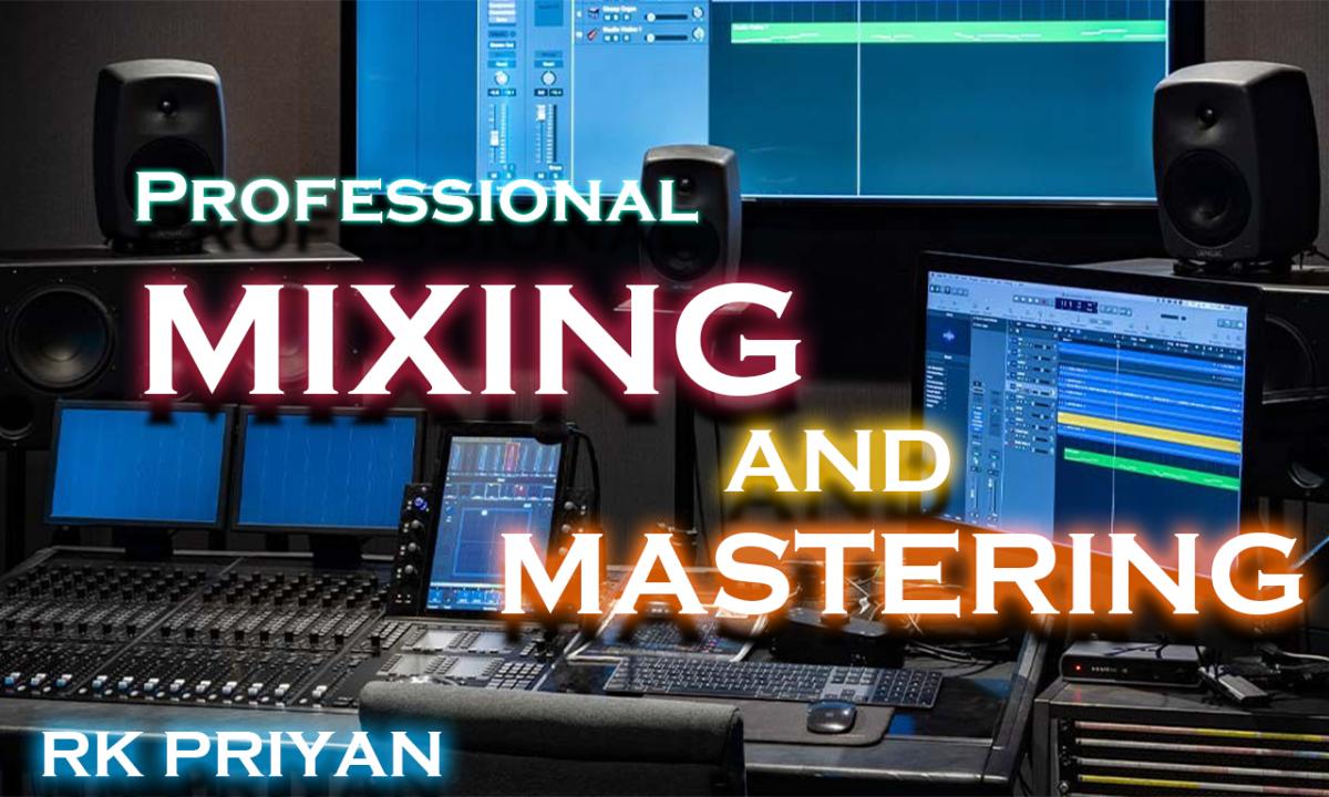 I will skillfully mix and master your songs to a professional level