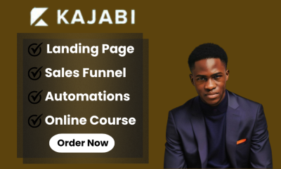 I Will Build Kajabi, Kajabi Website, Online Course, Salesfunnel on Clickfunnels