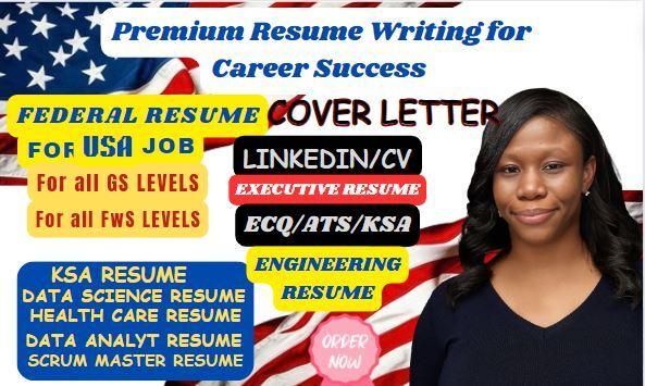 I will provide premium resume writing ats resume writing service