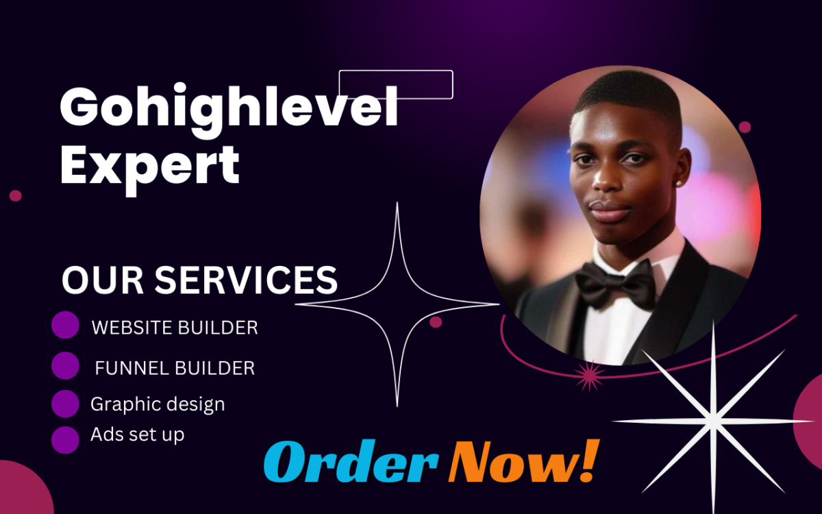 Gohighlevel expert, go high level builder, highlevel sales funnel