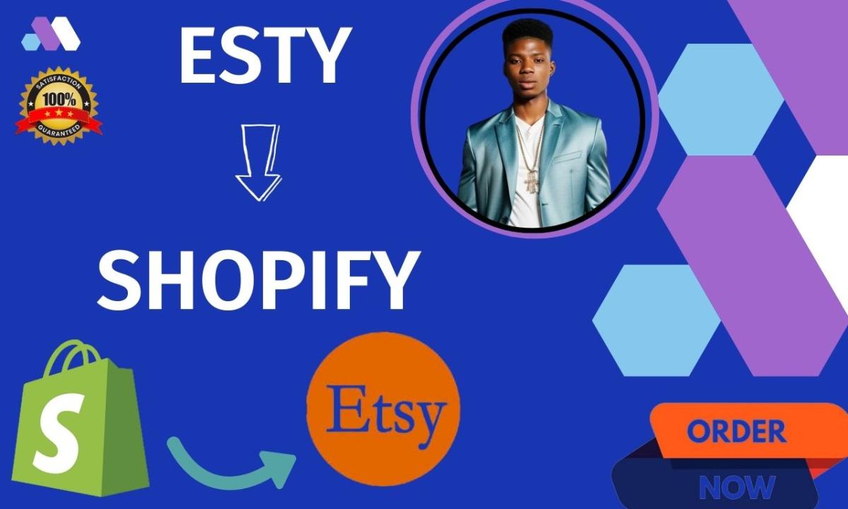 I will do Etsy dropshipping to Shopify