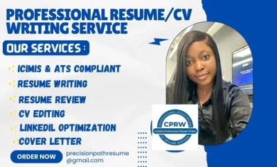 I Will Provide ATS Resume Writing, Cover Letter Writing, and LinkedIn Optimization