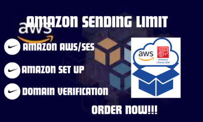 I will setup amazon ses account, domain verification