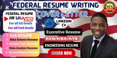 I will write best federal resume ats resume for usajobs engineering resume in 24hrs