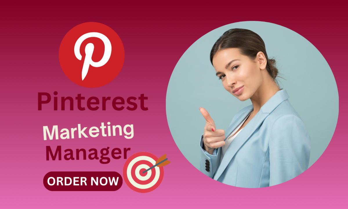 I will be your pinterest marketing manager, SEO, and ads strategist