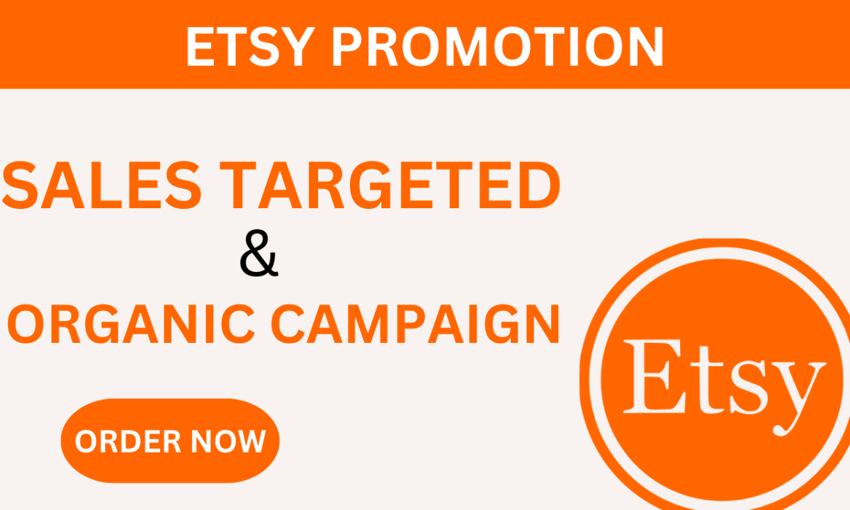 I will do Etsy shop promotion campaigns to boost Etsy sales