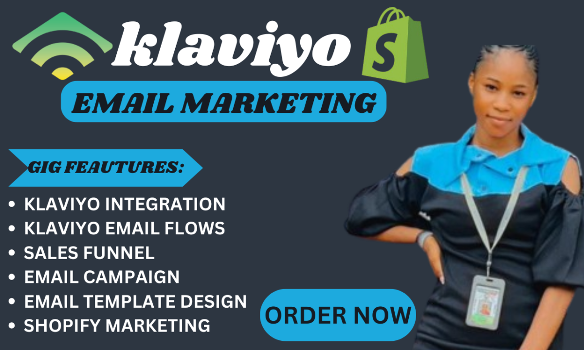 I will do klaviyo email marketing active campaign sales funnel klaviyo shopify marketing