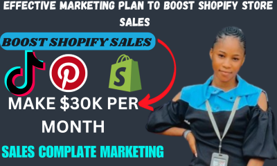 I will boost shopify sales shopify ecommerce marketing shopify manager shopify ads