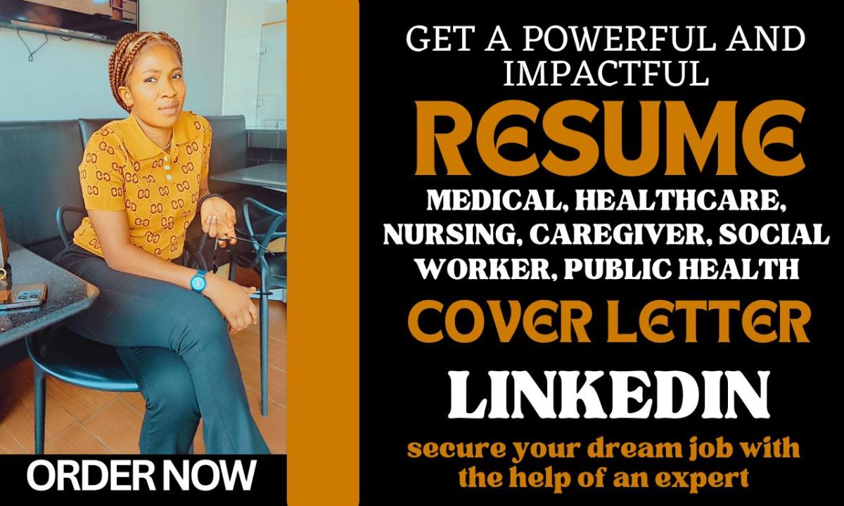 I will write healthcare, social worker, nanny, slpa, rn, nurse, public health resumes