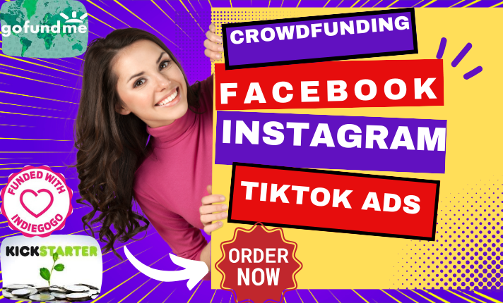 I will setup crowdfunding facebook ads for kickstarter and indiegogo