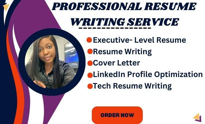 I will write winning executive resume technical resume cover letter and LinkedIn
