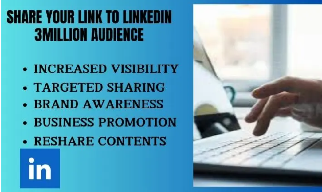 I will share and shout out your content or link, document pdf to 3m linkedin audience