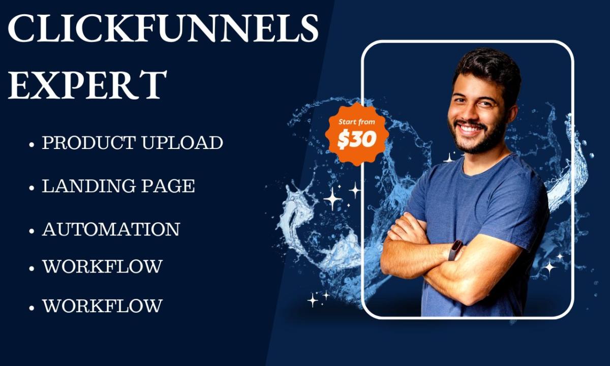 I will create a high-converting ClickFunnels landing page and sales funnel as a ClickFunnels expert