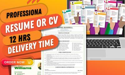 I will write a professional HR assistant, HR generalist, HR manager, HR director resume