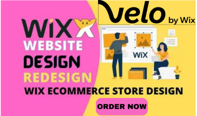 I will design, redesign a professional wix website with wix velo, wix code, js