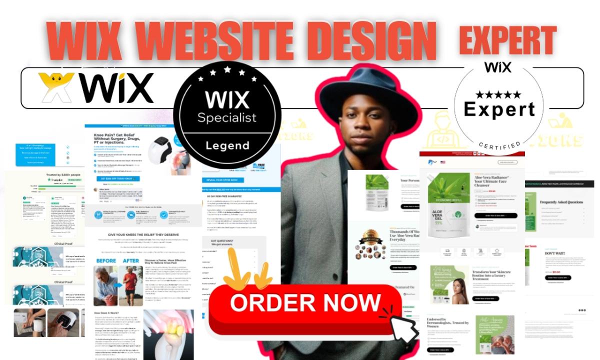 I will build Wix Studio website, design or redesign business landing page Velo Editor X