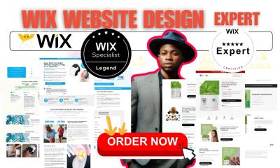 I will build Wix Studio website, design or redesign business landing page Velo Editor X