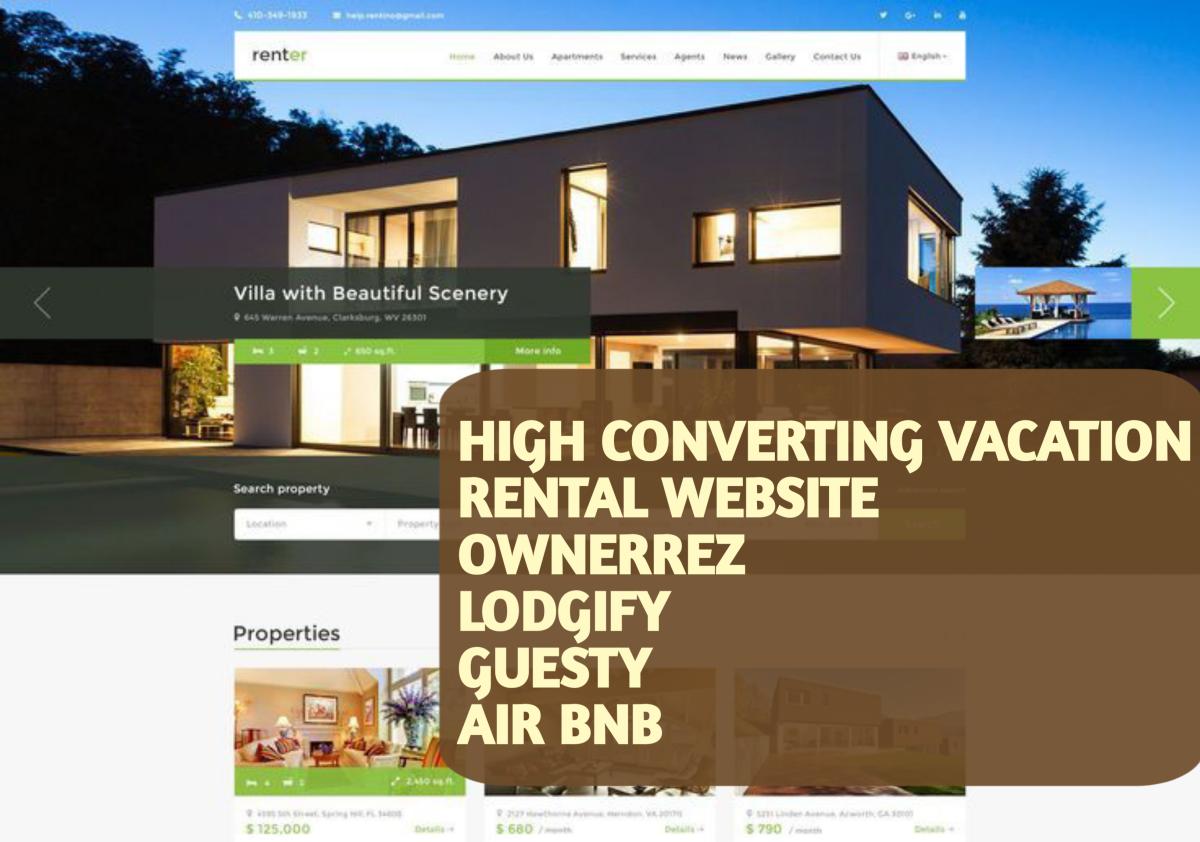 Design Vacation Rental Travel Tour Hotel Booking Airbnb Clone Website