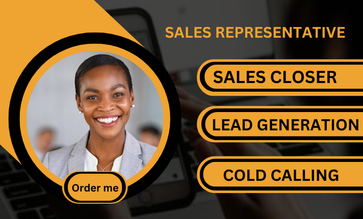 I will be your sales representative,b2b lead generation