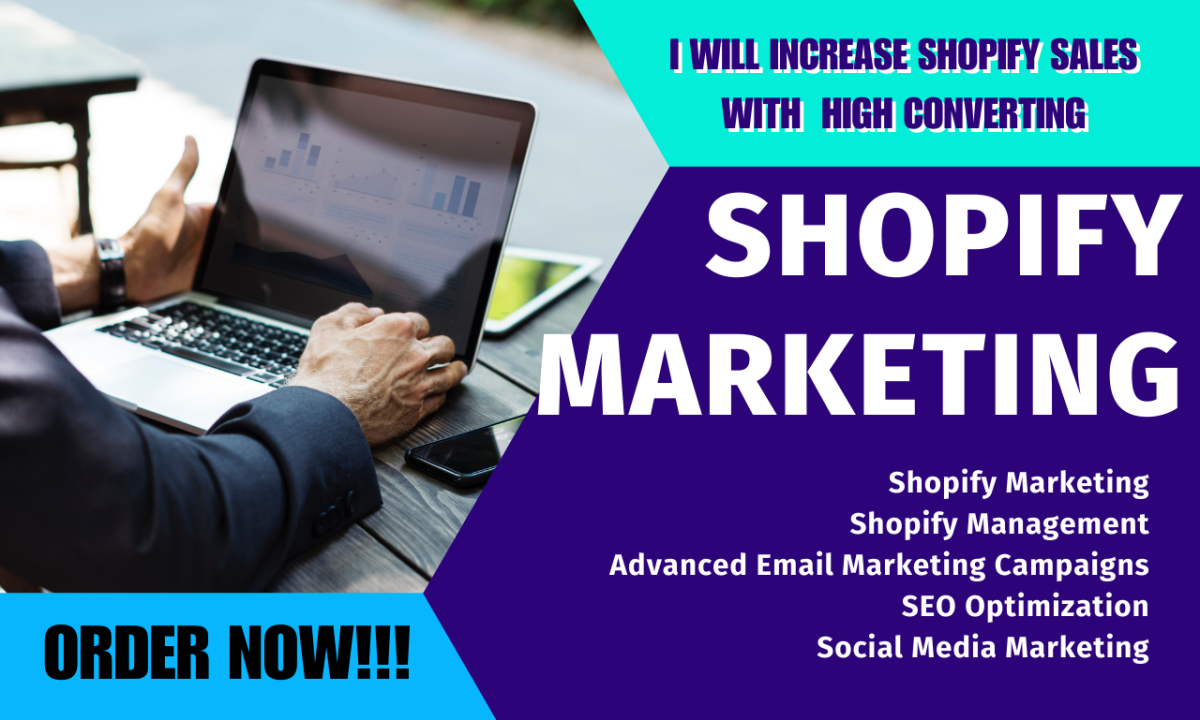 I will increase your Shopify sales, promoting your store, managing your Shopify store