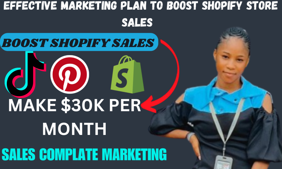 I Will Boost Shopify Sales with Shopify Ecommerce Marketing, Shopify Manager, and Shopify Ads