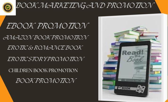 I will promote your ebook, amazon book, romance book, and erotic book, to boost sales