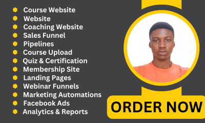 I will build funnel pages with kajabi clicksfunnels system io gohighlevel landing page