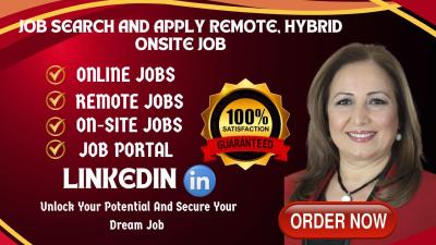 I will reverse recruit search and apply jobs, remote jobs, job application