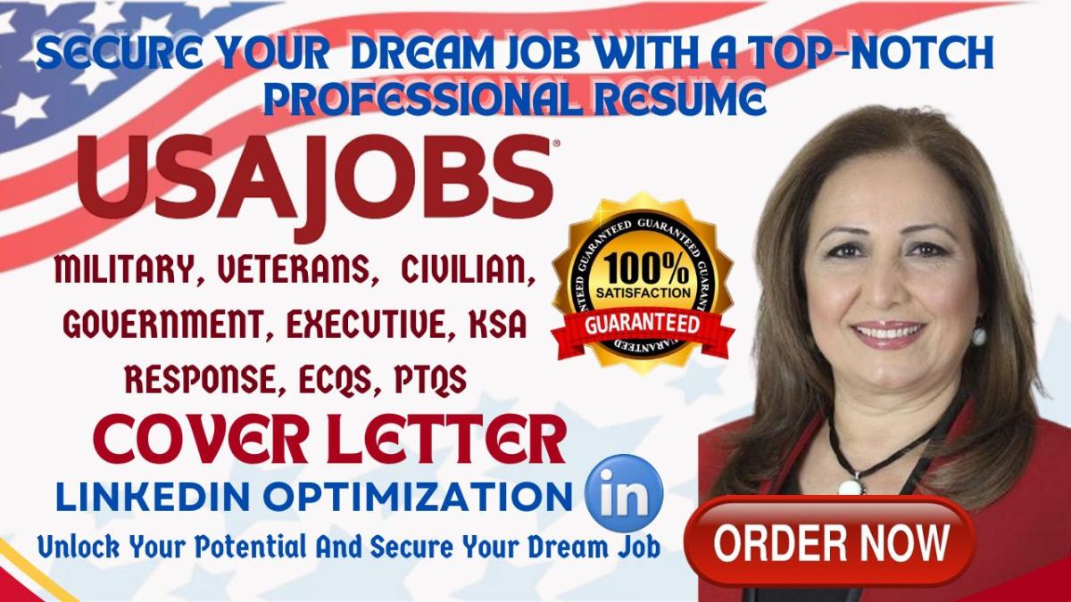 I will write federal resume ksa, ptqs, ecqs for your targeted usajobs