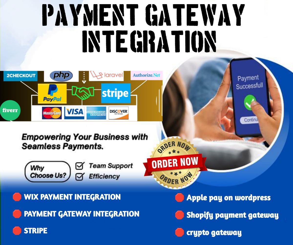 Payment Integration Gateway Stripe Apple Pay on WordPress Wix Shopify Fix Issues