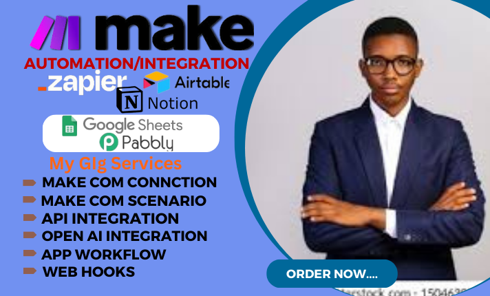 I Will Create Powerful Automations with Make.com, Zapier, and Pabbly Connect!